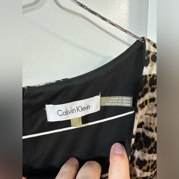 Calvin Klein pleated full volume skirt striped size 12 - Picture 11 of 15